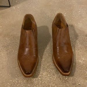 Lucchese Brown Ankle Boots Women’s size 6.5